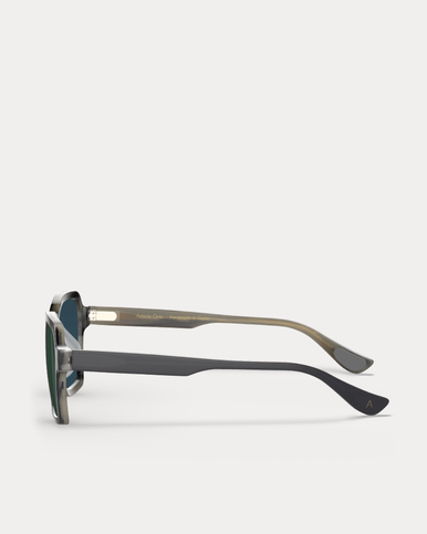 Article One Fife GRAY HORN w/GREEN CR39 POLARIZED LENS side