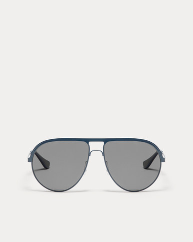 Article One BLUE w/DARK GREY CR39 POLARIZED LENS Front
