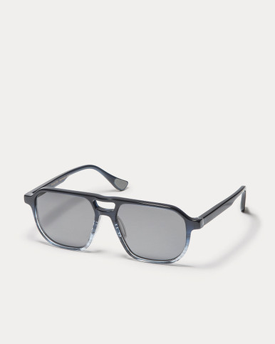 Article One Mystic Navy w/Dark Grey Cr39 Polarized Lens Angled