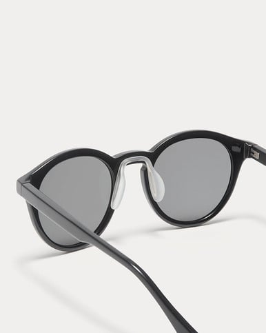 Article One Black w/Dark Grey Cr39 Polarized Lens Detail