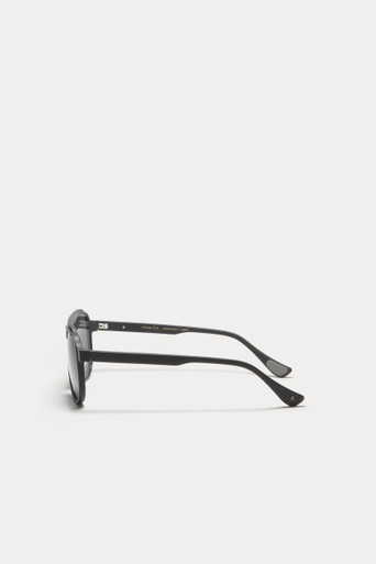 Article One Terra BLACK w/DARK GREY CR39 POLARIZED LENS Side