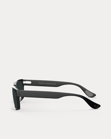 Article One Vermillion BLACK w/GRAY CR39 POLARIZED LENS Side