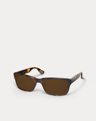 Article One Vermillion TORTOISE w/BROWN CR39 POLARIZED LENS angled