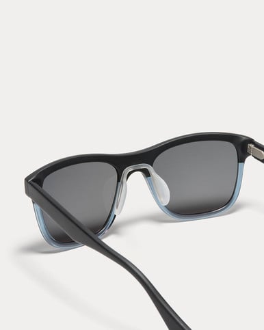 Article One Linden BLUE LAGOON w/DARK GREY CR39 POLARIZED LENS detail