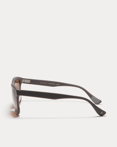 Article One Linden PURPLE LAGOON w/DARK BROWN CR39 POLARIZED LENS side