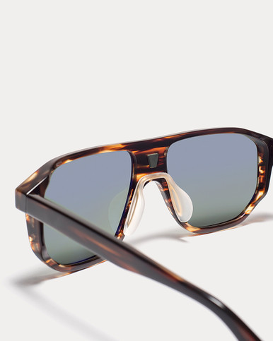 Article One GTGlass 2.0 HAVANA w/POLARIZED GREEN LENSES Side