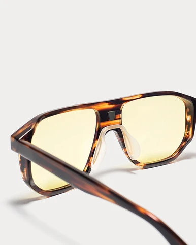 Article One GTGlass 2.0 HAVANA w/POLARIZED LIGHT YELLOW LENSES details