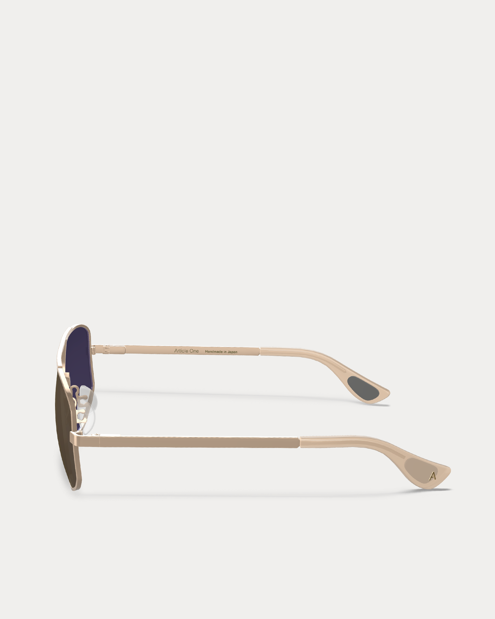 Article One Gogebic GOLD w/TR18 BROWN POLARIZED LENS side