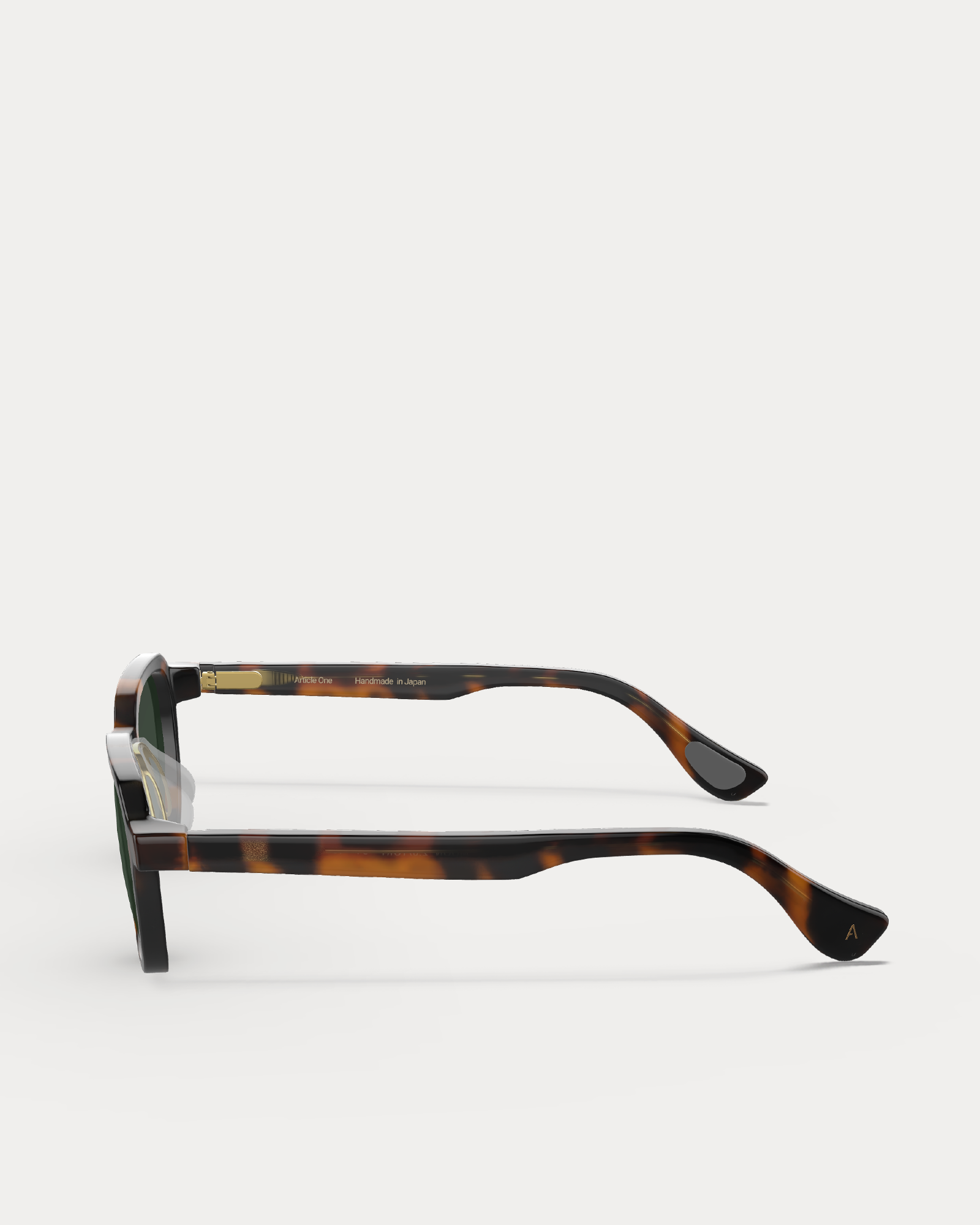 Article One Moon 2.0 TORTOISE w/TR18 GREEN POLARIZED LENS side
