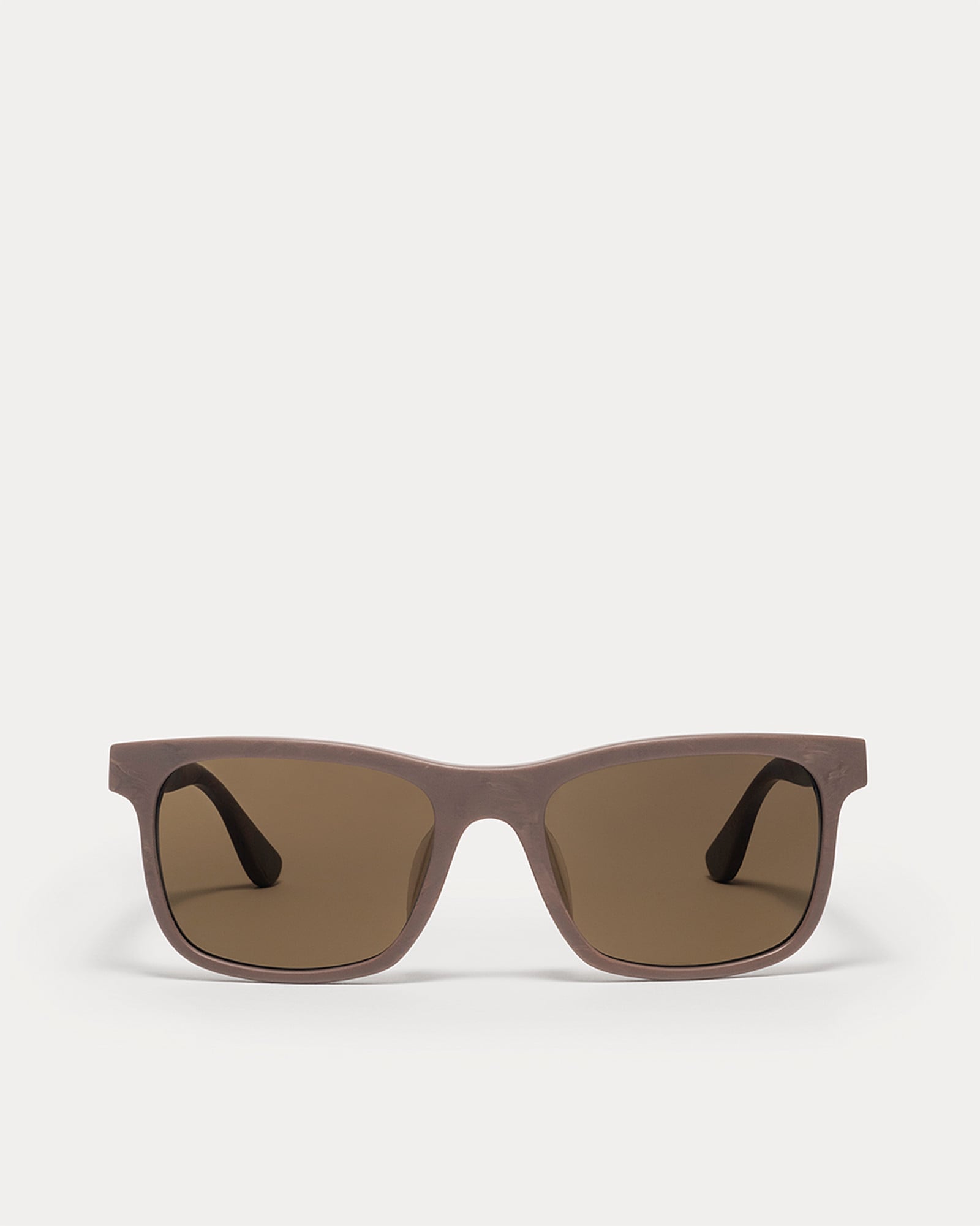 Article One Stone BURLWOOD w/TR18 BROWN POLARIZED LENS front
