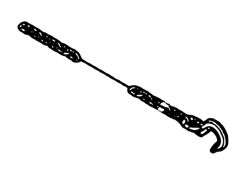 Vulcan 810 Power Tilt Chain Assembly, 5/16" G7 x 12' part 0307383 - parts manual drawing