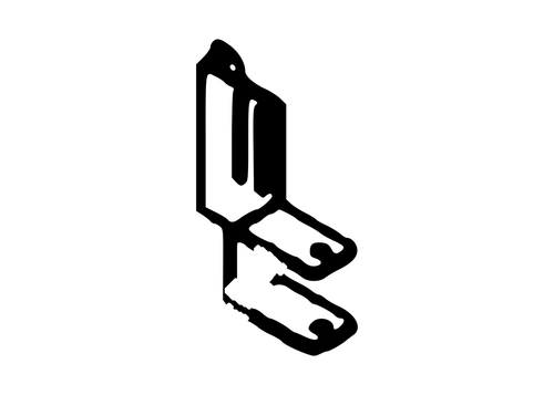 Vulcan 810 Power Tilt Proximity Switch Mounting Bracket Weldment part 0807641 - parts manual drawing
