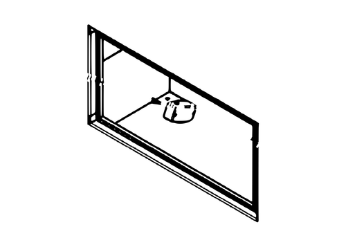 Vulcan 810 Power Tilt Interior Compartment Light with Switch part 9025049 - parts manual drawing