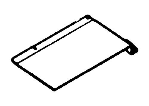 Vulcan 810 Power Tilt Passenger Side Rear Slope Panel part 810017006 - parts manual drawing