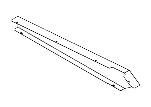 Vulcan 810 Power Tilt Tensioner Cover Weldment part 0807675 - parts manual drawing