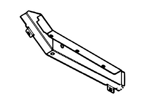 Vulcan 810 Power Tilt Hose Cover Weldment part 0807633 - parts manual drawing