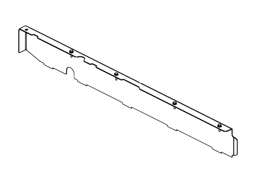 Vulcan 812 Passenger Side Wheel Lift Outer Cover part 0730275 - parts manual drawing