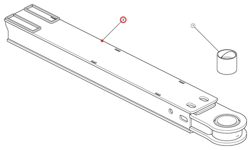 Vulcan 812 inner stinger assembly diagram showing part 0810138 at item 2
