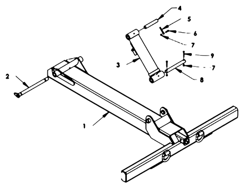 Century Series 10 Gen 2 Dock Stabilizer Weldment - diagram