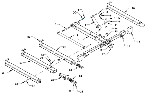 Century Series 10 Gen 2 Extend Cylinder Mounting Pin-Base - where