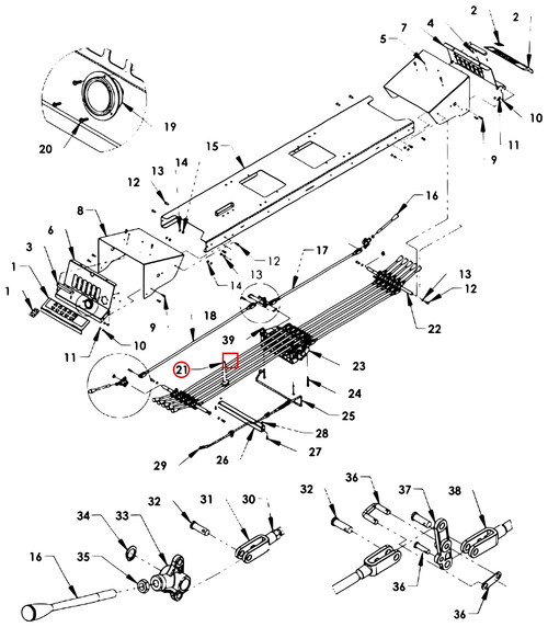 Century Series 10 Gen 2 Anti-Tilt Control Rod Weldment - where