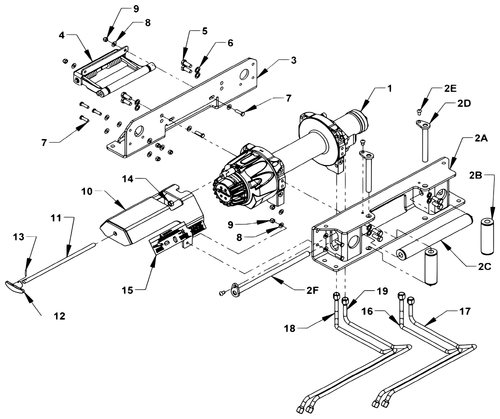 Century Series 10 Gen 2 Roller Guide Keeper Pin - diagram