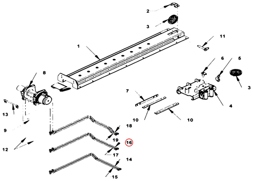 Century Series 10 Gen 2 G2 Short Track Slidewinder Fluid Tube-Short - where