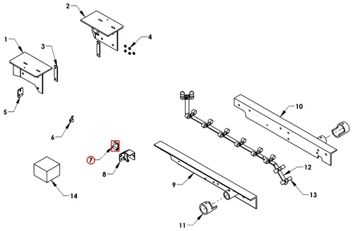 Century Series 10 Gen 2 Emergency Brake Cable Guide - where
