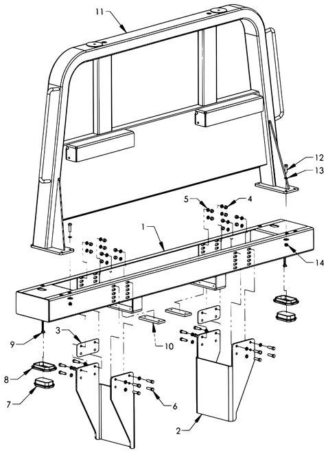 Century Series 10 Gen 2 FMP 12 Pylon-48 - diagram