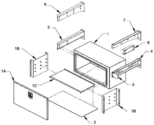 Century Series 10 Gen 2 Door Assembly - diagram