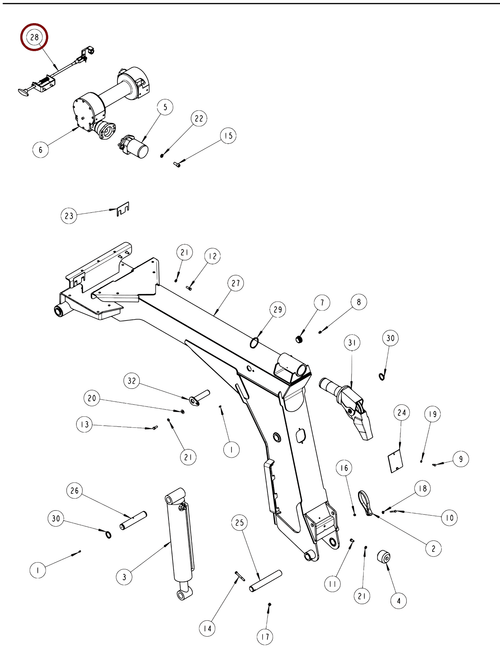 Vulcan 804 Winch Free-Spool Assembly - where it fits