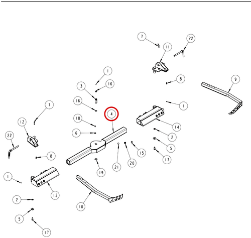 Vulcan 804 Stinger Crossbeam Weld't - where it fits