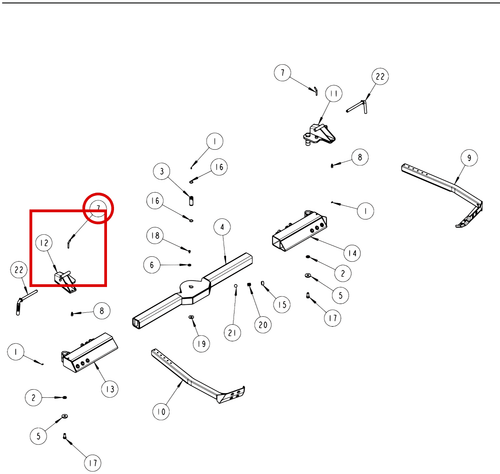 Vulcan 804 Lock Pin - where it fits