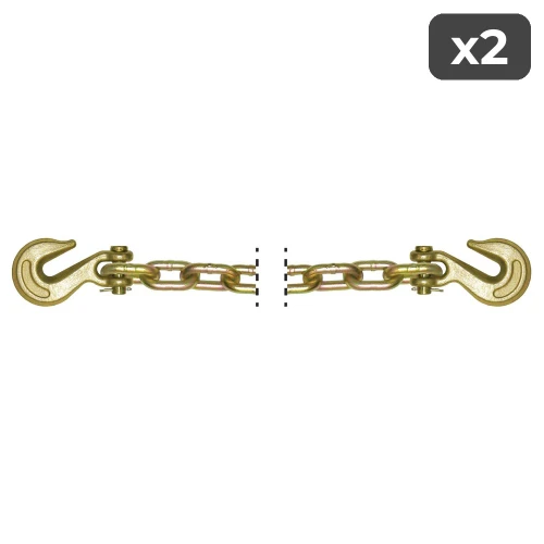 5/16" Binder Safety Chains - 10 ft (2-Pack)
