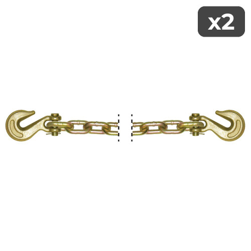 5/16" Binder Safety Chains - 15 ft (2-Pack)