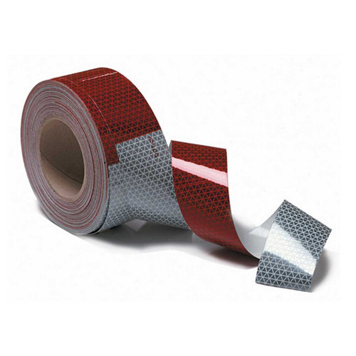 150' Red/White Conspicuity Tape