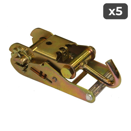 2" Standard Ratchet w/Finger Hook (5-Pack)