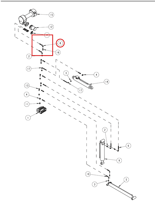 Vulcan 804 Hose Assembly, 50" - where it fits