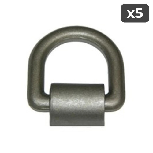 3/4" Weld-On D-Ring (5-Pack)