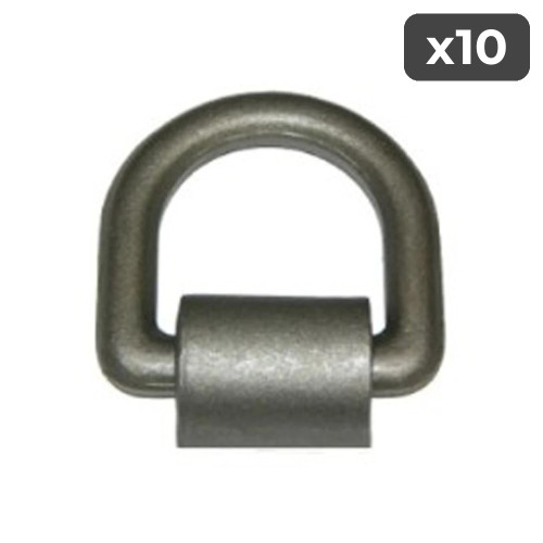 5/8" Weld-On D-Ring (10-Pack)