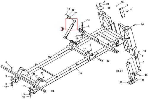 Challenger CH-45 Cylinder, Boom Elevation - where it fits