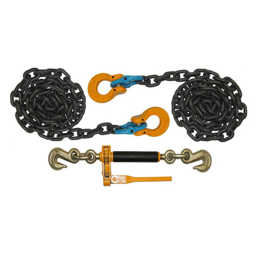 3/8" Grade 100 Axle Chain Kit w/Omega Link