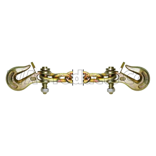 3/8" x 20' Chain w/Twist Lock Grab Hooks on Each End