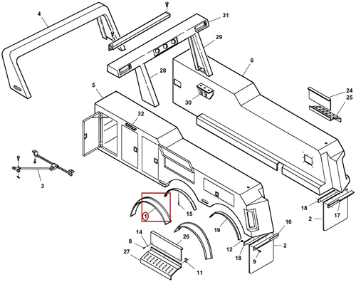 Challenger CH-45 Rubber Fender (Per Foot) - where it fits