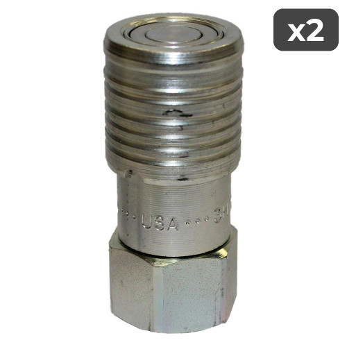 1/2" Female Quick Disconnect Release Union (2-Pack)
