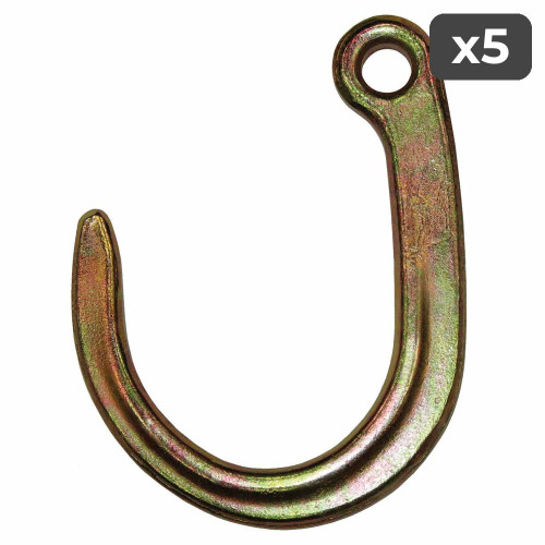 8" Forged J Hook (5-Pack)