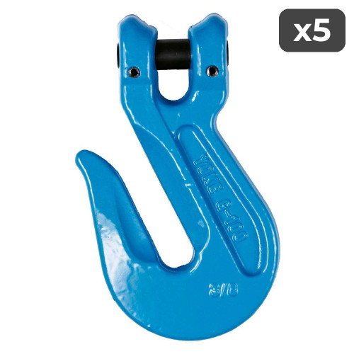 5/16" Grade 100 Clevis Grab Hook (5-Pack)