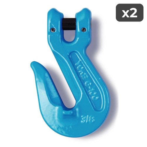 1/2" Grade 100 Clevis Cradle Grab Hook (2-Pack)