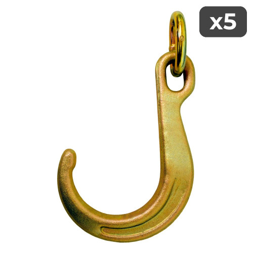 8" Classic Style J Hook on Link (5-Pack)