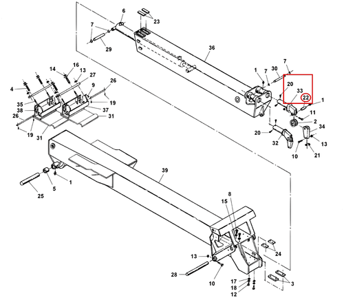 Challenger CH-45 Shaft, Sheave - where it fits